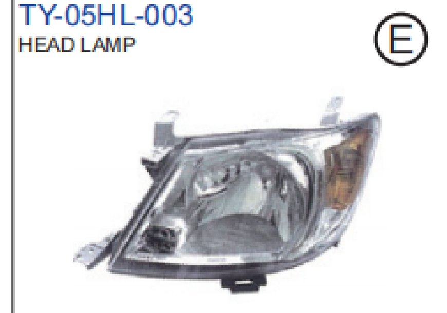 Head Lamp — TY-05HL-003