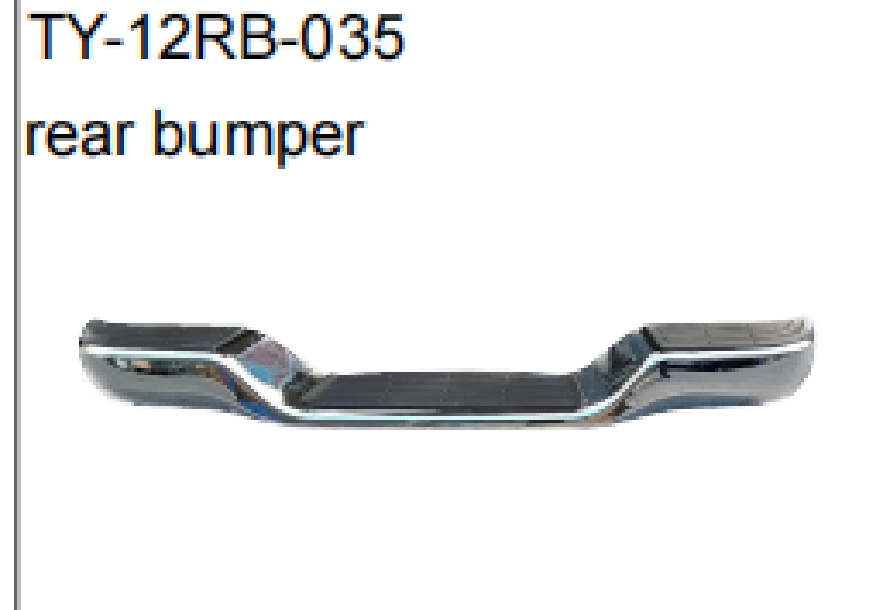 Rear Bumper — TY-12RB-035