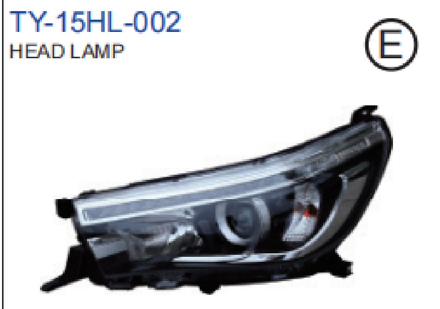 Head Lamp — TY-15HL-002