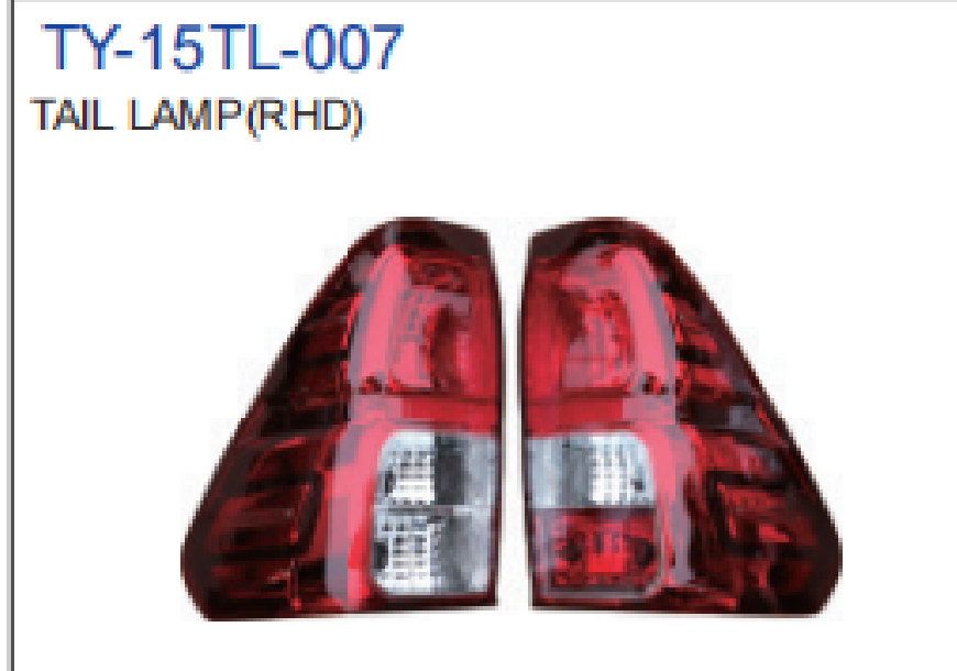 Tail Lamp — TY-15TL-007