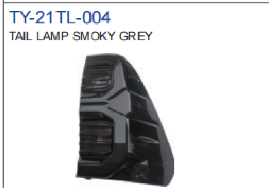 Tail Lamp Smoky Grey — TY-21TL-004